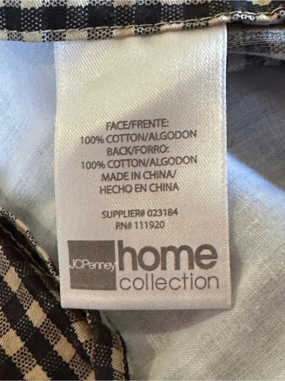 jcpenney Black and White Gingham Ruffled euro Throw Pillow Covers